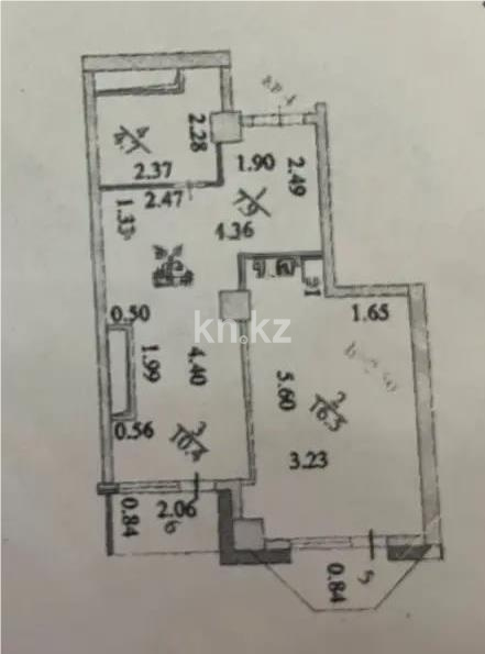 Продажа 1-комнатной квартиры, 40.9 м² в Астане - фото 3