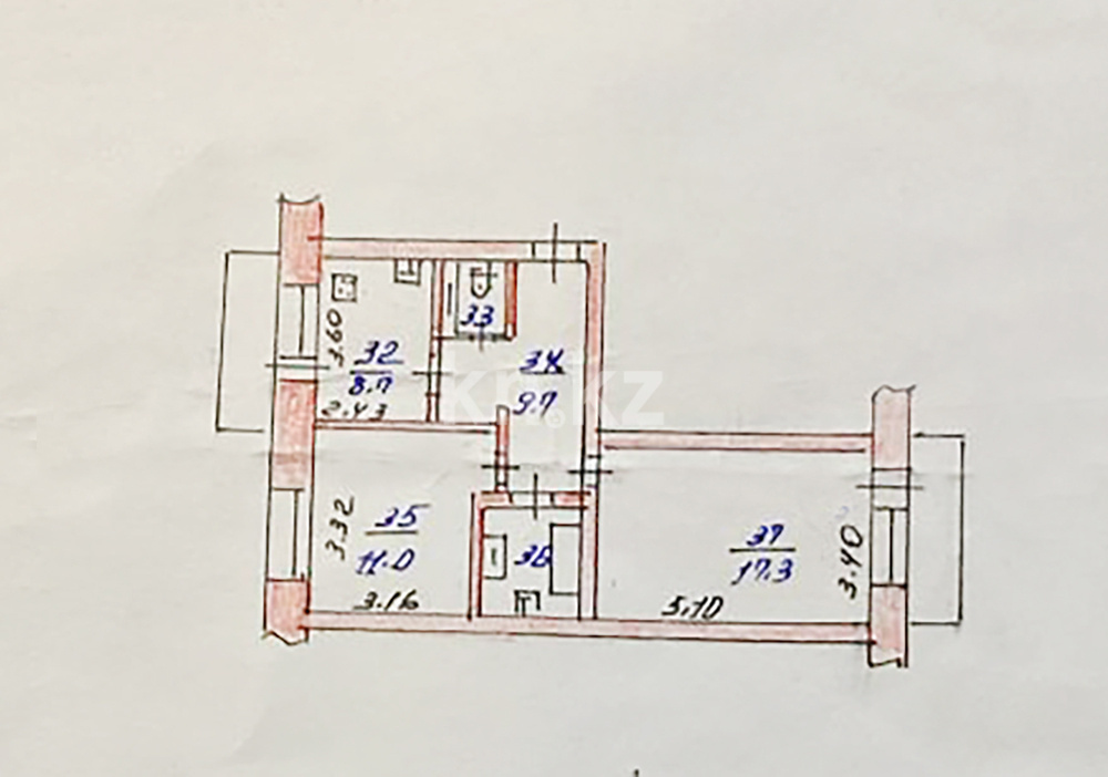 Продажа 2-комнатной квартиры, 54 м² - Продажа квартир в Алматы фото 21 из 23