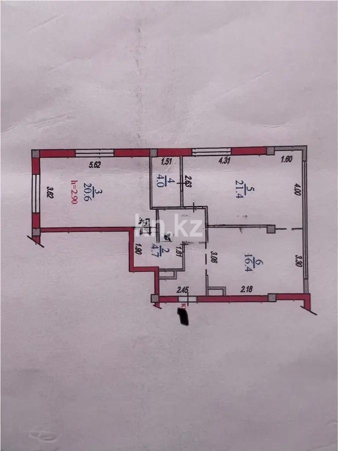 Продажа 2-комнатной квартиры, 75 м², мкр-н Кайрат, дом  152/1 - Продажа  двухкомнатных квартир в Алматы с фото фото 1 из 1