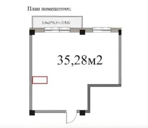 Продажа 1-комнатной квартиры, 35.28 м² в Алматы