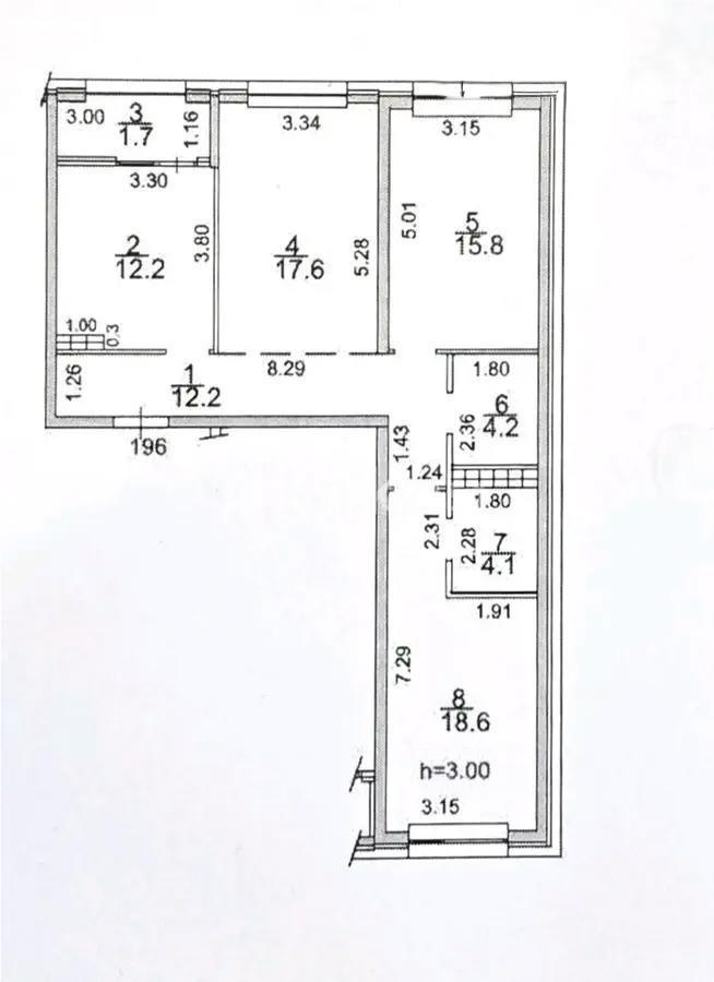 Продажа 3-комнатной квартиры, 86.4 м² - Продажа квартир в новостройках Алматы фото 4 из 4