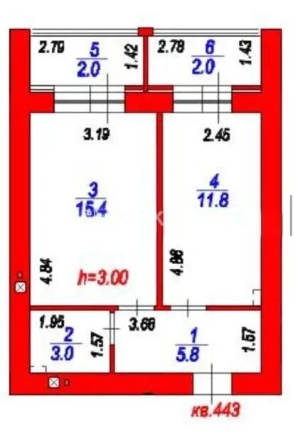 Продажа 1-комнатной квартиры, 40 м² в Астане