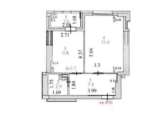 Продажа 1-комнатной квартиры, 39 м² - Продажа недвижимости в Казахстане - страница 5 фото 1 из 1
