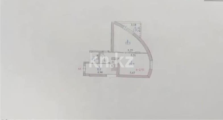 Продажа 1-комнатной квартиры, 48.5 м² - Продажа недвижимости в Астане - страница 19 фото 3 из 3