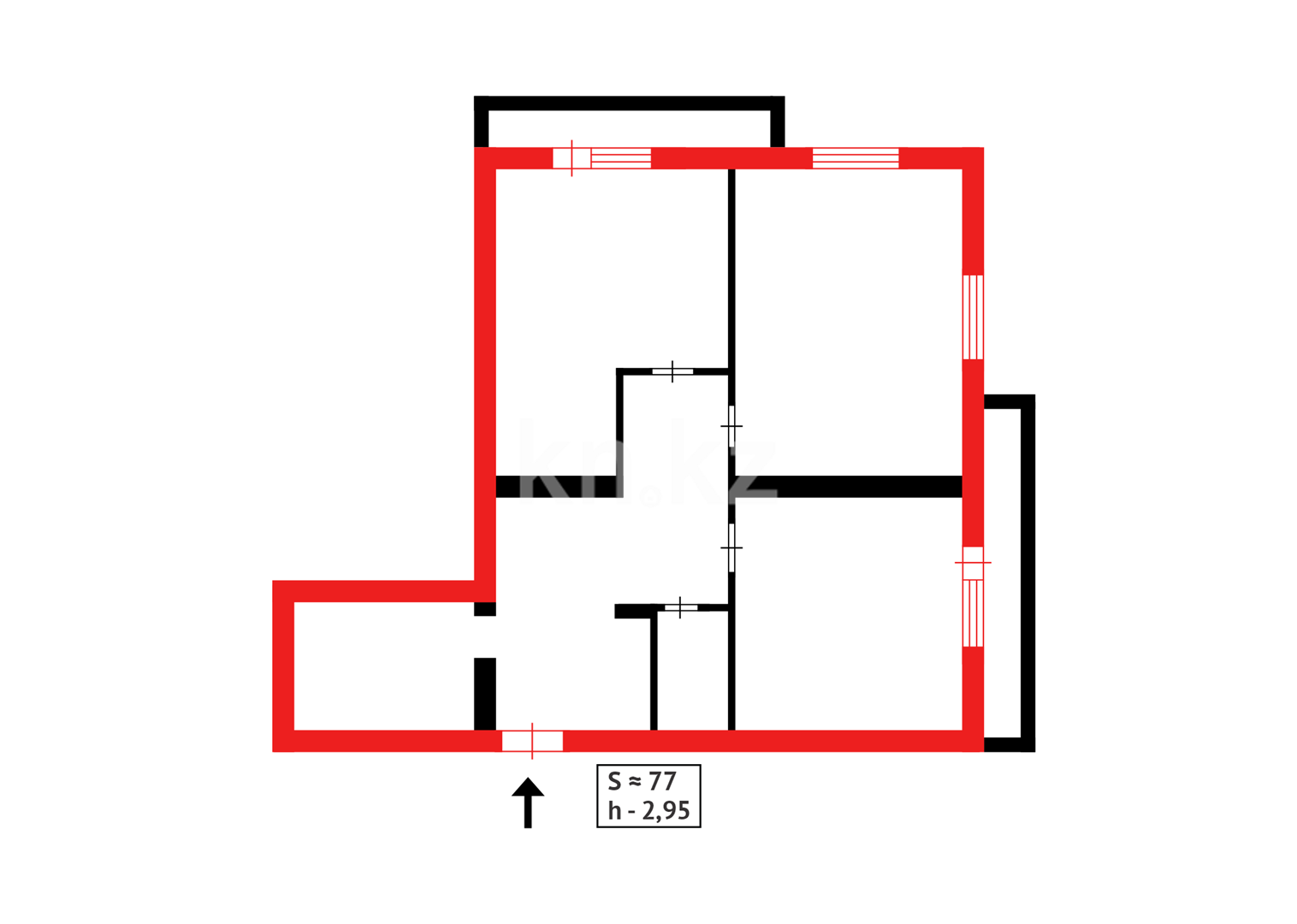 Продажа 2-комнатной квартиры, 77 м² - Продажа  двухкомнатных квартир в новостройках Астаны - страница 47 фото 16 из 16