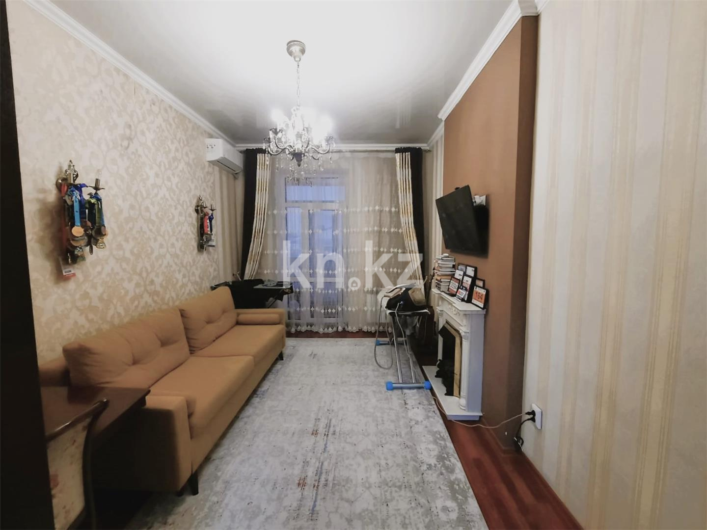 Продажа 2-комнатной квартиры, 55 м², ул. Абая, дом  16 в Караганде