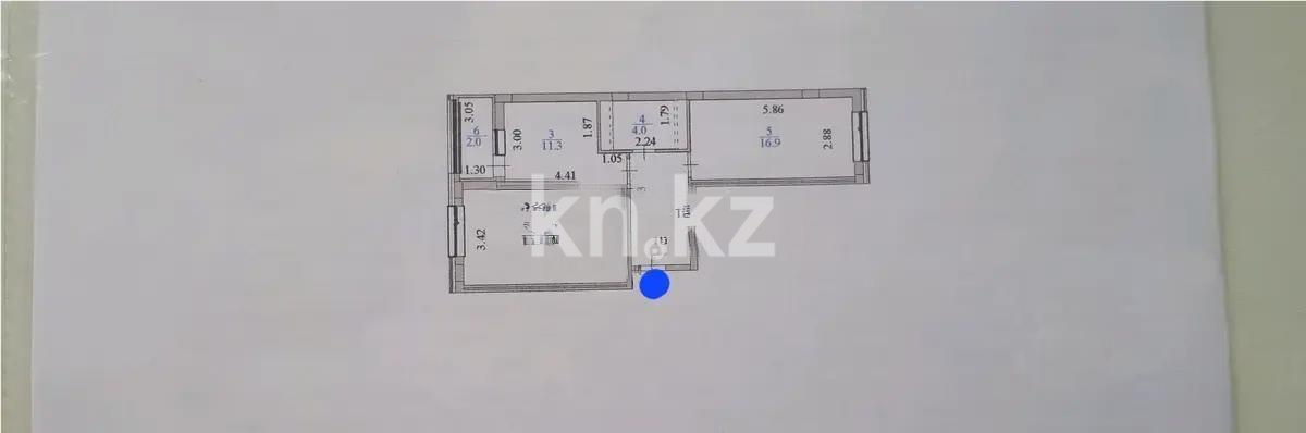 Продажа 2-комнатной квартиры, 62.5 м², ул. Анет баба, дом  9/2 - Продажа  двухкомнатных квартир в Астане без посредников фото 1 из 1