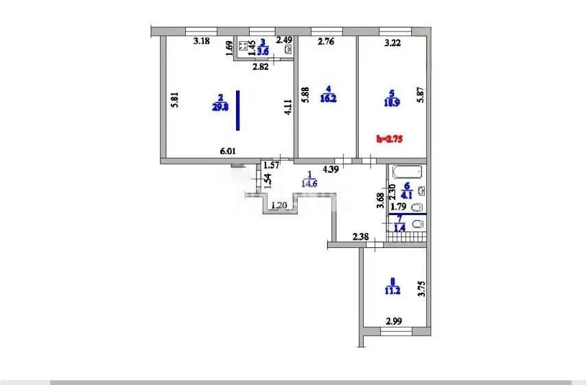 Продажа 4-комнатной квартиры, 100 м² в Алматы - фото 14