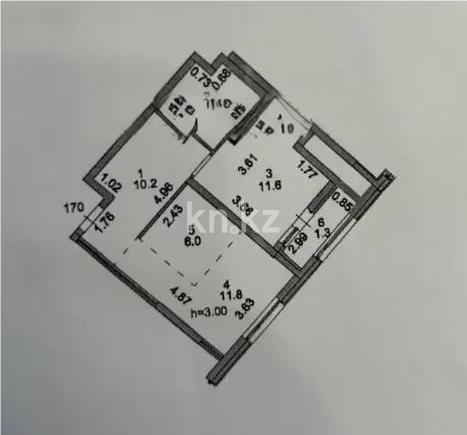 Продажа 2-комнатной квартиры, 46.1 м² - Продажа недвижимости в Астане - страница 22 фото 5 из 5