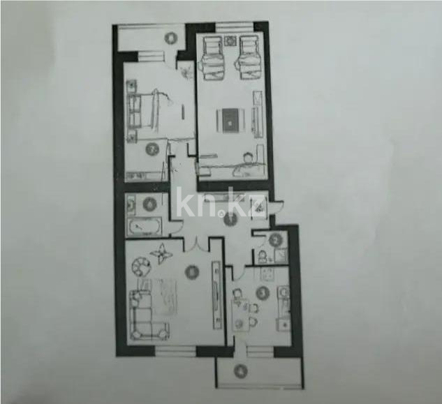 Продажа 3-комнатной квартиры, 90 м² - Продажа квартир в новостройках Караганды - страница 3 фото 1 из 1