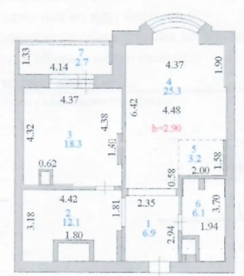Продажа 2-комнатной квартиры, 74.6 м², ул. Габдуллина, дом  16 - Продажа  двухкомнатных квартир в новостройках Астаны фото 1 из 1
