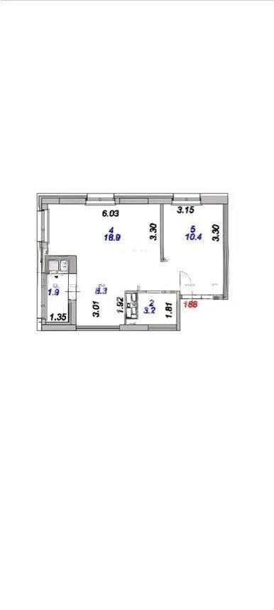 Продажа 2-комнатной квартиры, 48 м², ул. Шаймерденова, дом  4/1 - Продажа квартир в новостройках Астаны с фото фото 4 из 4