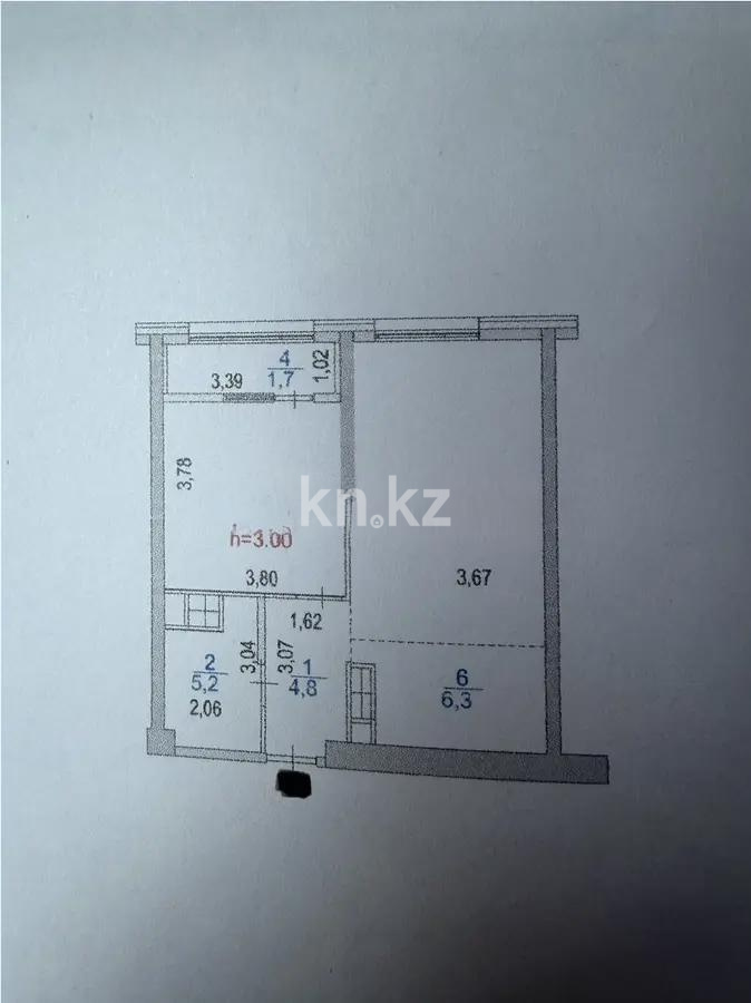 Продажа 2-комнатной квартиры, 55 м² в Алматы - фото 4