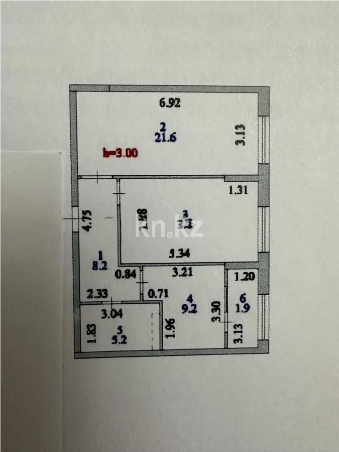 Продажа 2-комнатной квартиры, 63.4 м² - Продажа квартир в Астане без посредников фото 3 из 3