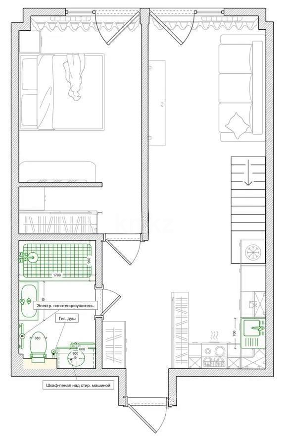 Продажа 2-комнатной квартиры, 49 м², ул. Омаровой, дом  35 - Продажа  двухкомнатных квартир в Алматы фото 1 из 1