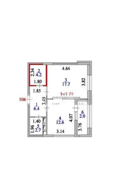 Продажа 1-комнатной квартиры, 45.6 м², ул. Туркестан, дом  4б стр в Астане
