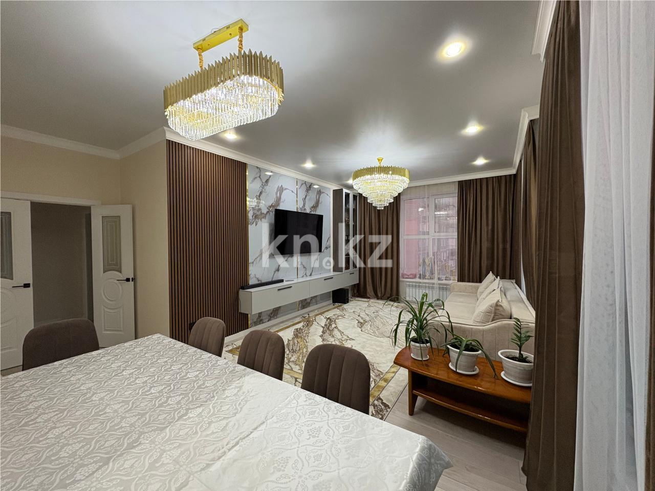 Продажа 3-комнатной квартиры, 102 м², мкр-н Орбита-1 - Продажа  трехкомнатных квартир в Караганде с фото фото 1 из 7