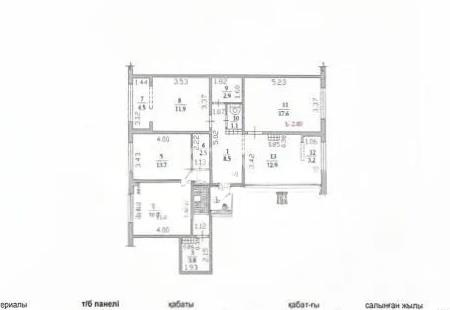 Продажа 4-комнатной квартиры, 98.2 м² - Продажа квартир в панельном доме в Алматы - страница 2 фото 8 из 8