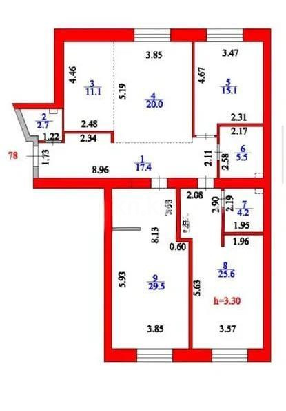 Продажа 4-комнатной квартиры, 135 м², ул. Керей, Жанибек хандар, дом  44/4 в Астане
