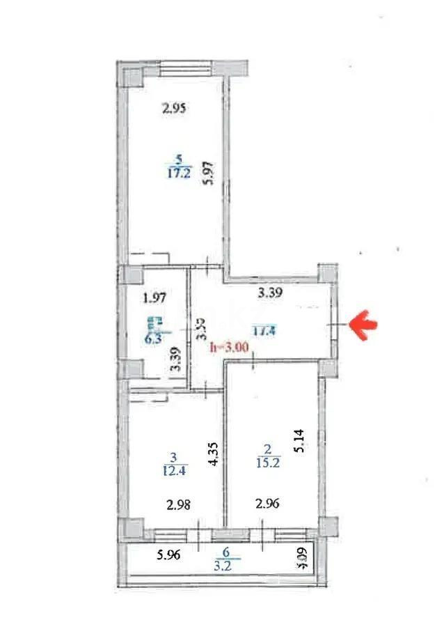 Продажа 2-комнатной квартиры, 65.7 м² - Продажа квартир в р-не Есиль Астаны - страница 7 фото 1 из 1