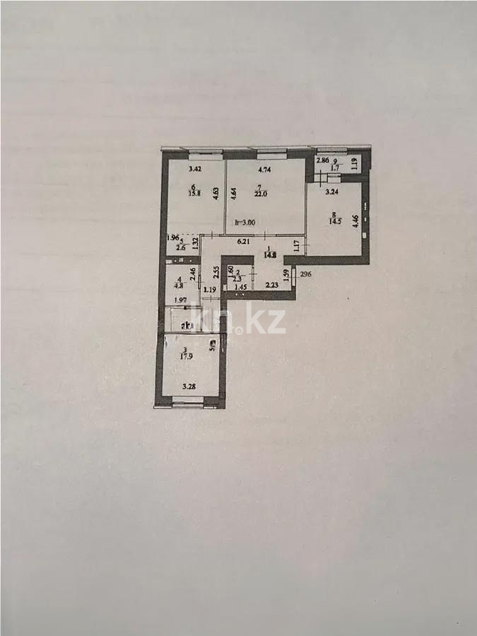 Продажа 3-комнатной квартиры, 96.4 м² в Астане - фото 4
