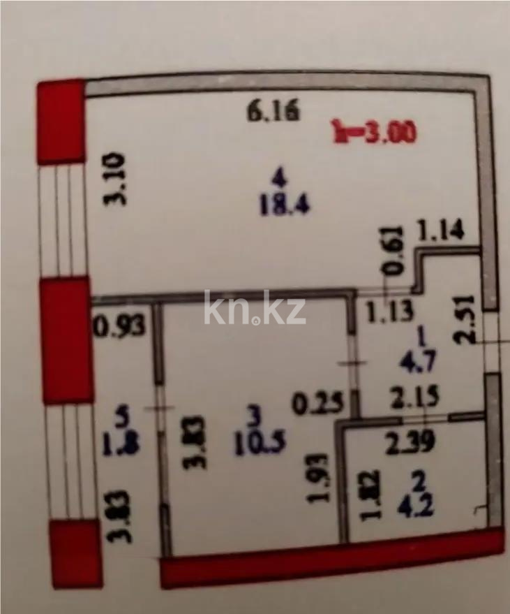 Продажа 1-комнатной квартиры, 39.6 м² в Астане - фото 4