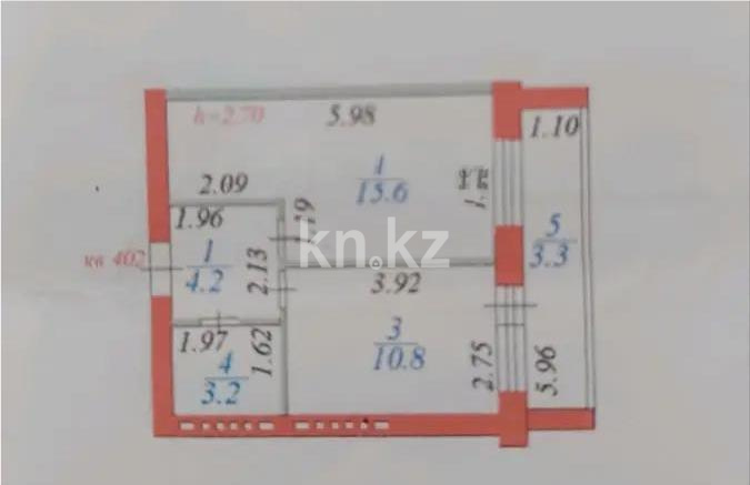 Продажа 2-комнатной квартиры, 38 м² - Продажа квартир в Астане - страница 12 фото 5 из 5