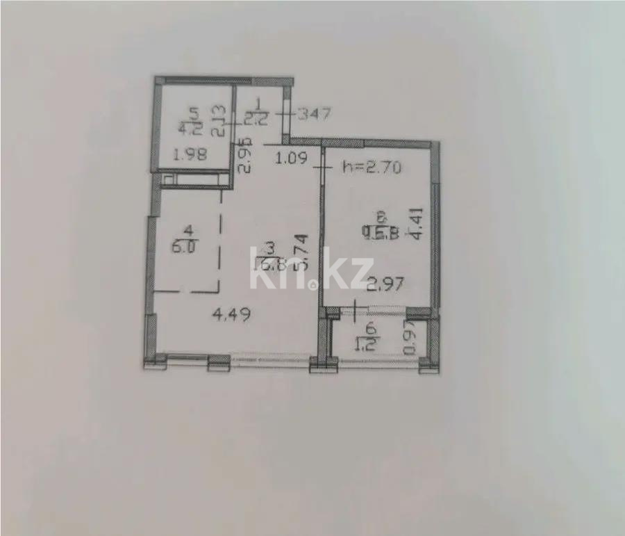 Продажа 2-комнатной квартиры, 43.83 м² - Продажа квартир в новостройках Астаны - страница 33 фото 4 из 4