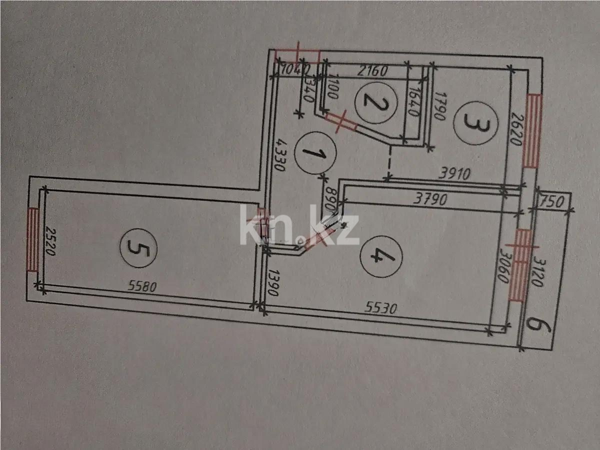 Продажа 2-комнатной квартиры, 45.5 м², ул. Маскеу, дом  20/1 в Астане - фото 5
