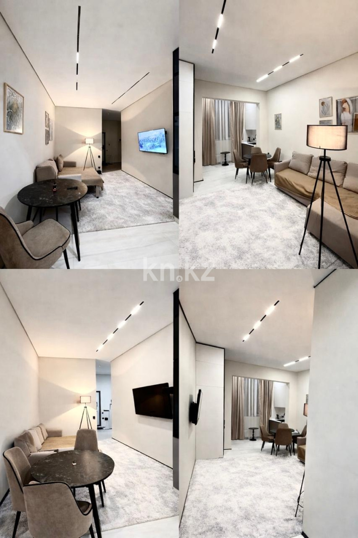 Аренда 2-комнатной квартиры посуточно, 50 м² в Алматы