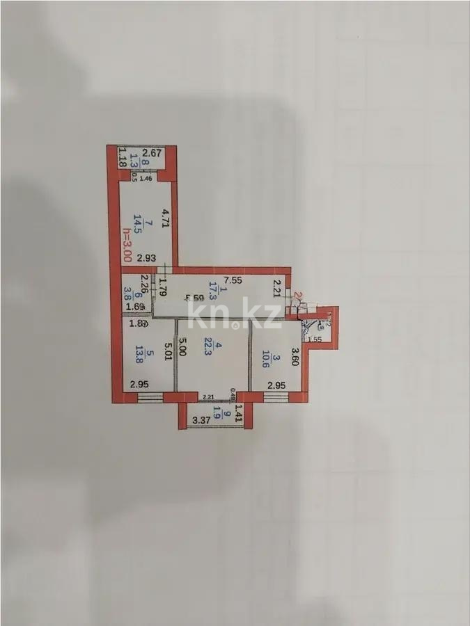 Продажа 3-комнатной квартиры, 91 м² - Продажа трехкомнатных квартир от собственников в Караганде фото 6 из 6