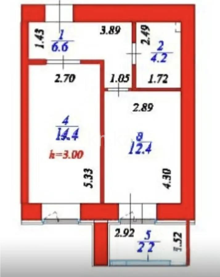 Продажа 1-комнатной квартиры, 40 м² - Недвижимость в Казахстане - страница 20 фото 1 из 1
