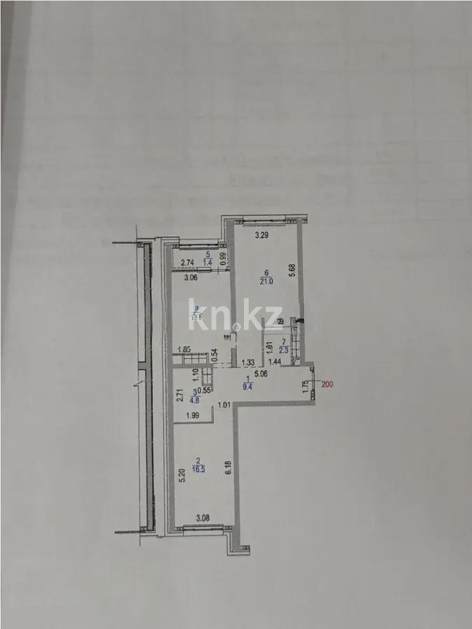 Продажа 2-комнатной квартиры, 68.5 м², пр. Абая, дом  109/7 - Продажа квартир в новостройках Алматы без посредников фото 1 из 1