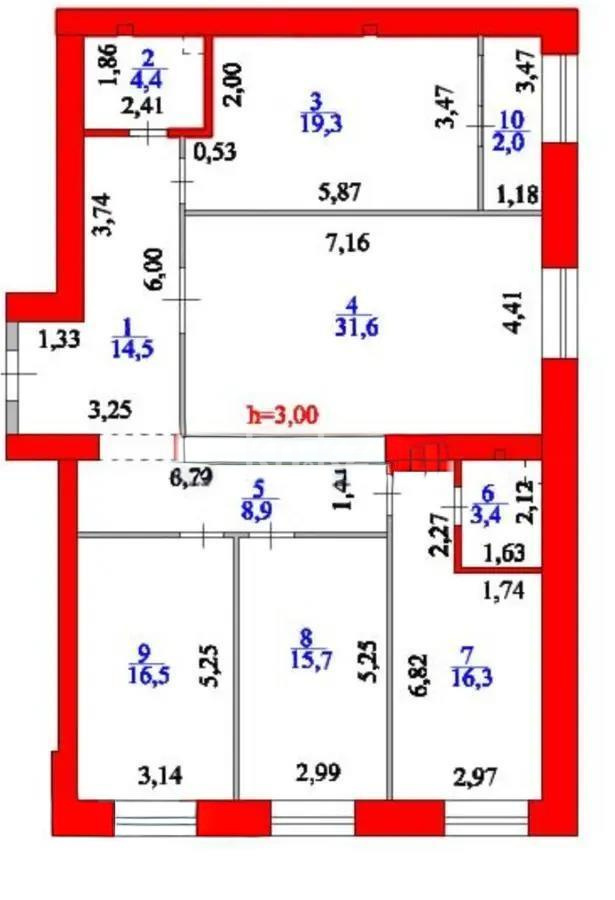 Продажа 4-комнатной квартиры, 133 м², пр. Тауелсыздык, дом  25/1 стр - Продажа квартир в новостройках Астаны с фото фото 1 из 1