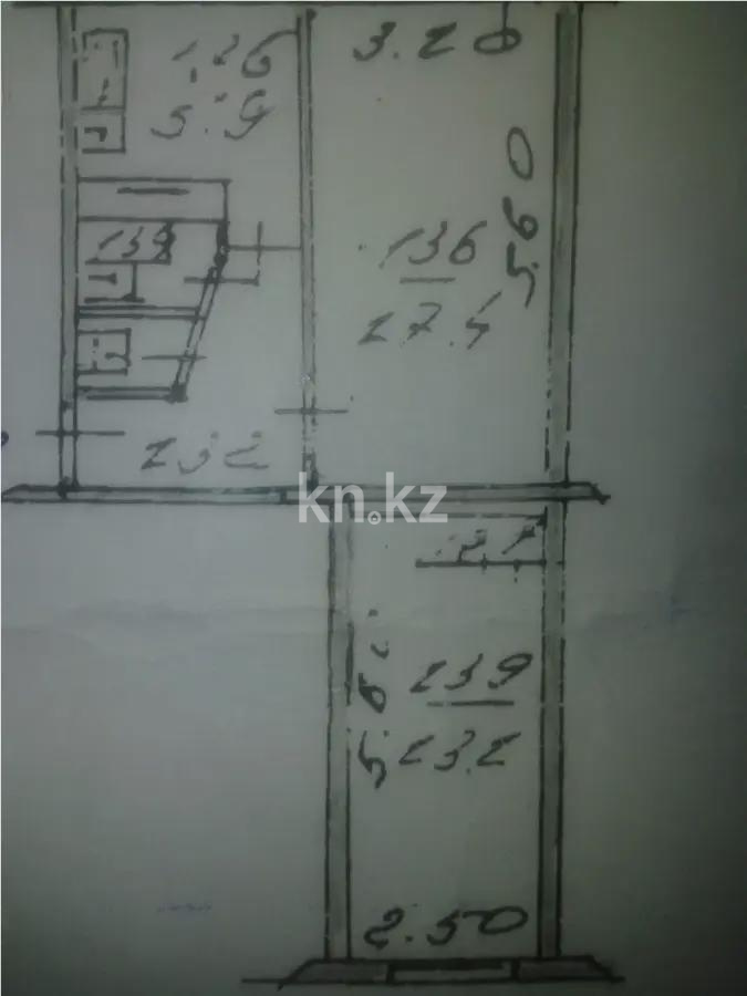 Продажа 2-комнатной квартиры, 44 м², ул. Жубанова, дом  7 - Продажа  двухкомнатных квартир в Алматы без посредников с фото фото 1 из 1