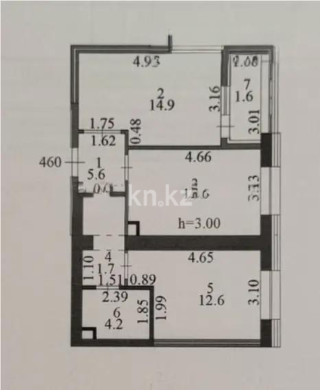Продажа 2-комнатной квартиры, 55 м², ул. Култегин, дом  4 - Продажа квартир в новостройках Астаны без посредников с фото фото 1 из 1