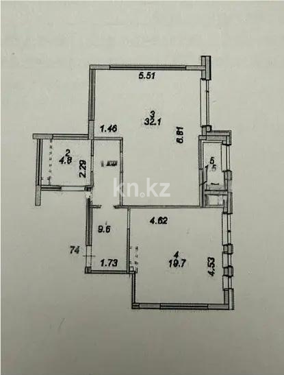 Продажа 2-комнатной квартиры, 67.7 м² в Астане - фото 4