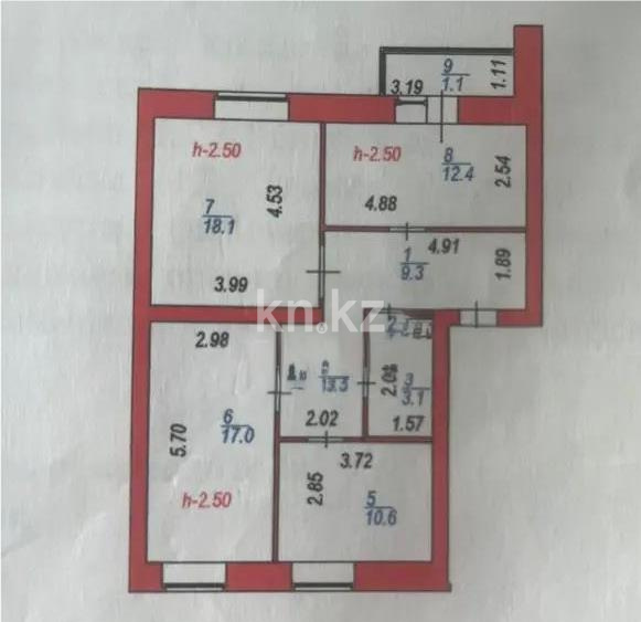 Продажа 3-комнатной квартиры, 78.5 м² - Продажа квартир в Казахстане - страница 36 фото 1 из 1