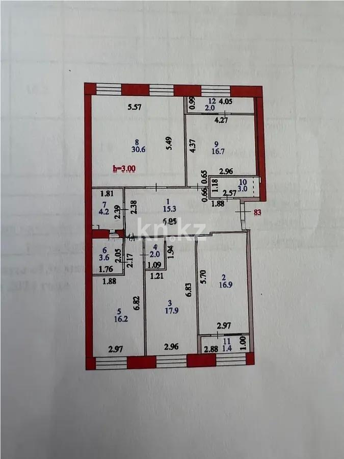 Продажа 4-комнатной квартиры, 135 м², ул. Бухар жырау, дом  31 - Продажа  четырехкомнатных квартир в Астане без посредников с фото фото 1 из 1