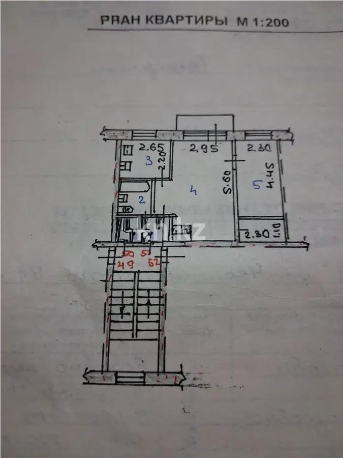Продажа 2-комнатной квартиры, 42 м², ул. Чернышевского, дом  91 - Продажа квартир в Темиртау фото 5 из 5