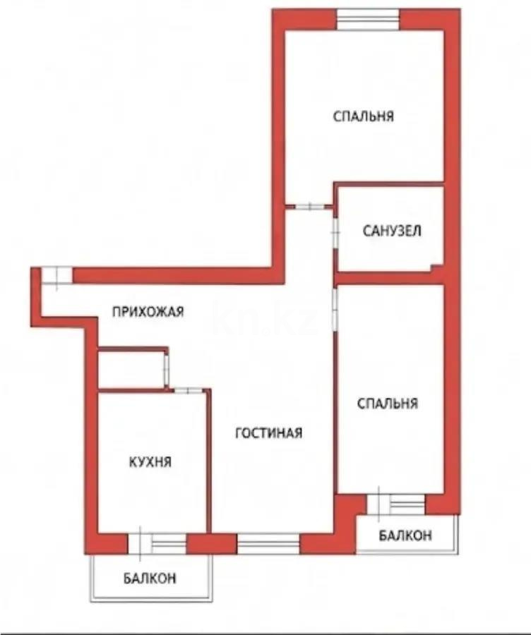 Продажа 3-комнатной квартиры, 96 м² - Продажа квартир от собственников в Астане - страница 6 фото 7 из 7