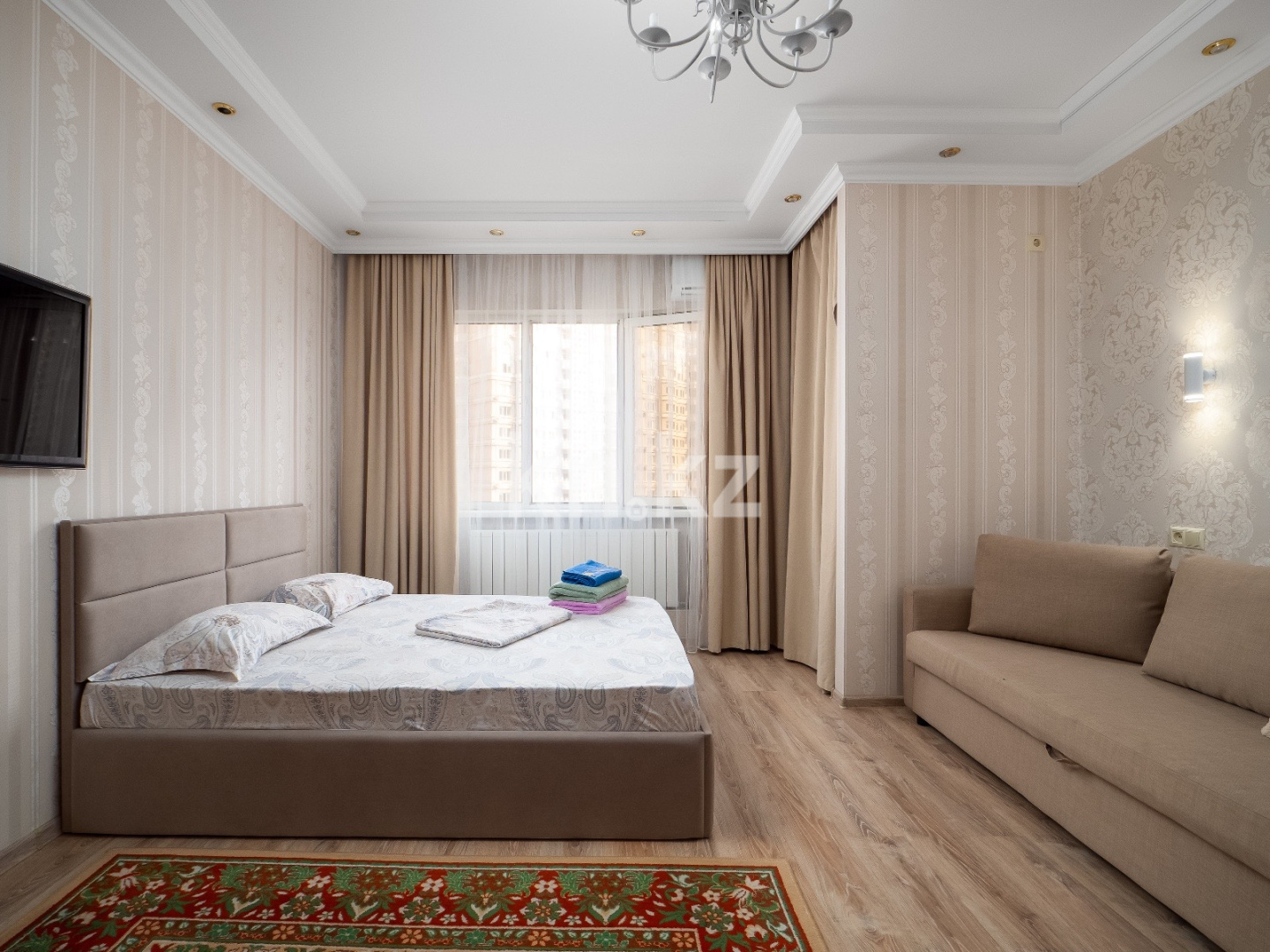 Аренда 1-комнатной квартиры посуточно, 42 м², ул. Навои, дом  208 - ул. Торайгырова - Аренда  однокомнатных квартир посуточно в Алматы фото 3 из 24