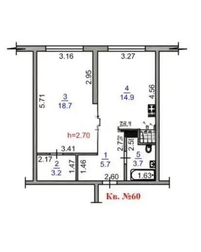 Продажа 2-комнатной квартиры, 46.2 м² - Продажа двухкомнатных квартир в Алматы - страница 18 фото 5 из 5