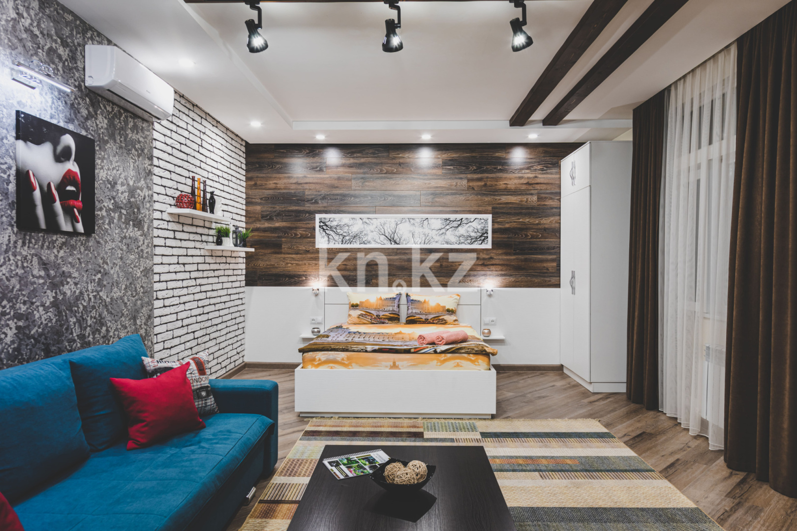 Аренда 1-комнатной квартиры посуточно, 55 м² в Алматы - фото 2
