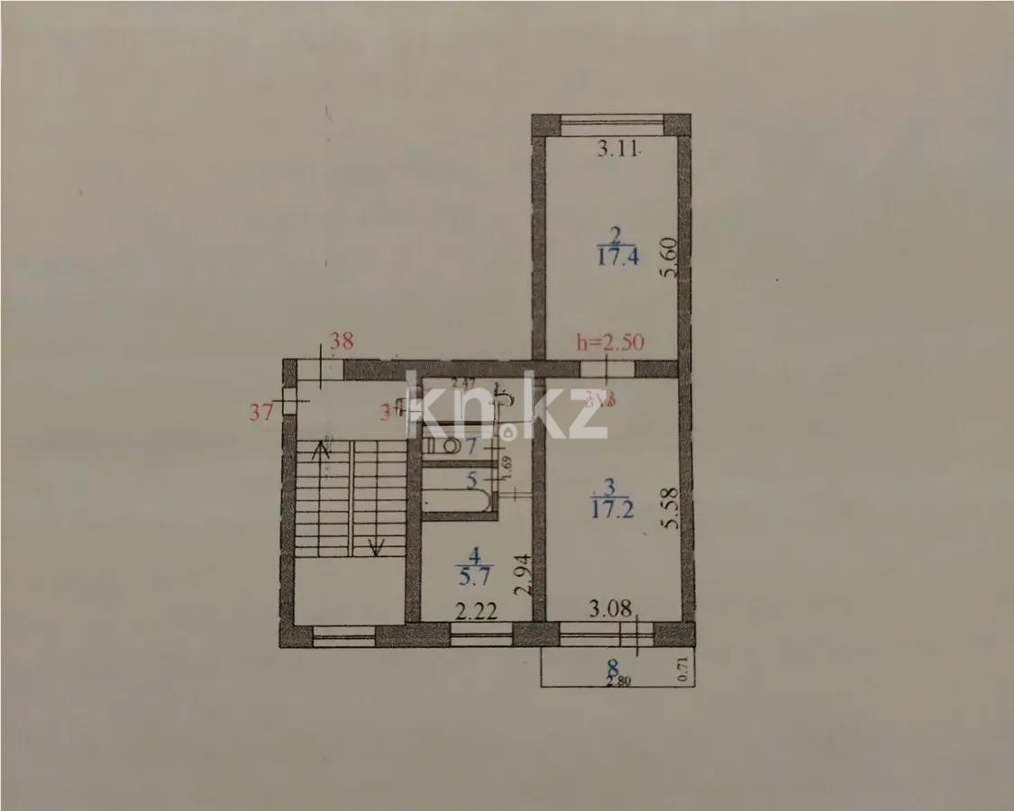 Продажа 2-комнатной квартиры, 47 м² - Продажа квартир в Казахстане - страница 25 фото 3 из 3