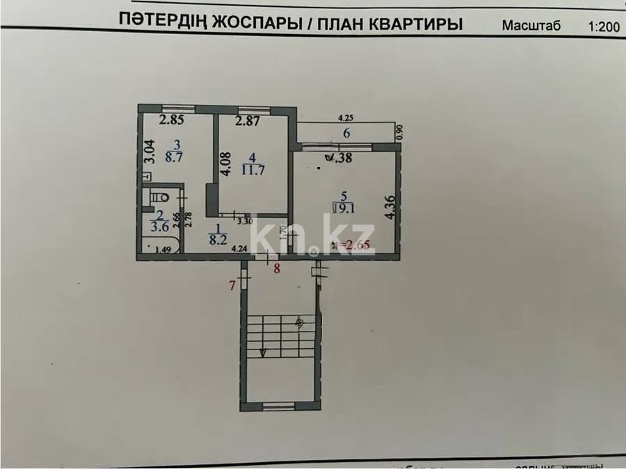 Продажа 2-комнатной квартиры, 52 м², ул. Абая, дом  58 - Продажа квартир в Абае без посредников фото 1 из 1