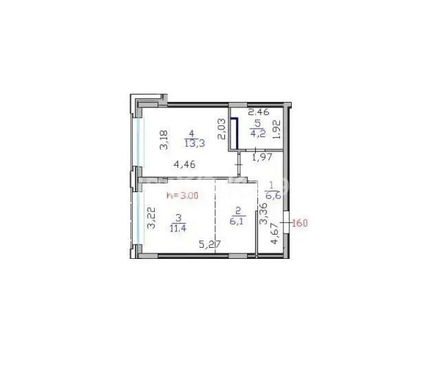 Продажа 2-комнатной квартиры, 42 м² - Продажа двухкомнатных квартир в р-не Нура Астаны - страница 2 фото 1 из 1