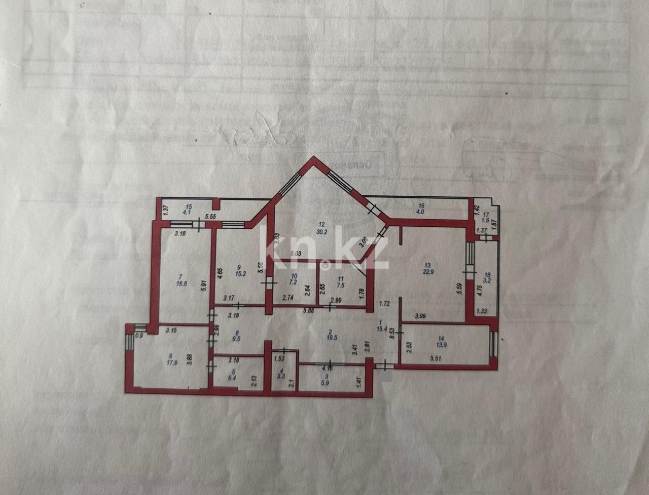 Продажа 5-комнатной квартиры, 206.5 м² в Астане