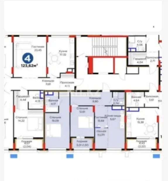 Продажа 3-комнатной квартиры, 71.27 м² в Астане