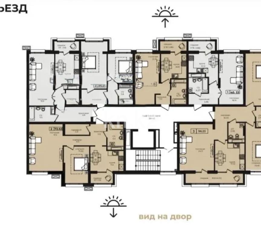 Продажа 3-комнатной квартиры, 96 м² в Астане